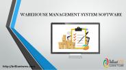 Warehouse Management System Software PPT