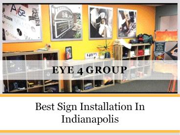 Best Sign Installation Indianapolis