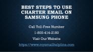 Best Steps use to charter email