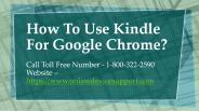 How to use kindle for google chrome?