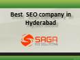 Best  SEO company in Hyderabad,  SEO services in Hyderabad -  Saga Bizsolutions PowerPoint PPT Presentation