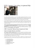HND Computer Networking Assignment Help PowerPoint PPT Presentation