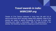 Travel awards India