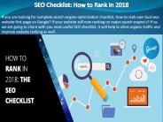 SEO Checklist: How to Rank in 2018