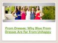 Royal Blue Prom Dresses PowerPoint PPT Presentation