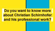 Christian Schirnhofer : Financial Skills