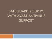Safeguard Your PC with Avast Antivirus Support