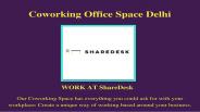Coworking Office Space Delhi
