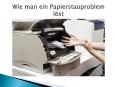 Wie man ein Papierstauproblem löst PowerPoint PPT Presentation