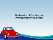 The Benefits of Enrolling in a Professional Driving School