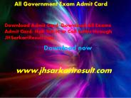 All Government Exam Admit Card (1)