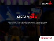StreamNow - A Live Video Streaming Software