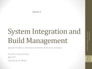 System Integration & Build Development