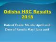 Odisha HSC Results 2018 PowerPoint PPT Presentation