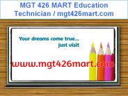 MGT 426 MART Education Technician / mgt426mart.com