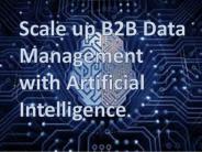 Scale up B2B Data Management with Artificial Intelligence