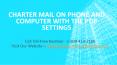 Charter email on phone PowerPoint PPT Presentation