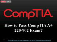 CompTIA A+ 220-902 Dumps