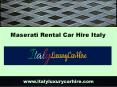 Exotic Sports Car Rental Italy PowerPoint PPT Presentation