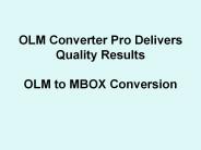 OLM to MBOX Conversion Tool
