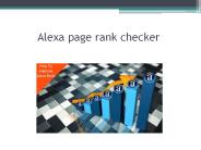 Seo tools alexa rank checker