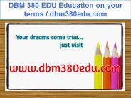 DBM 380 EDU Education on your terms / dbm380edu.com