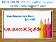 ECO 365 GUIDE Education on your terms / eco365guide.com