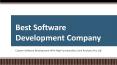 Professional Software Development Company - Top Software Developers PowerPoint PPT Presentation