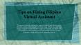 Tips on Hiring Filipino Virtual Assistant PowerPoint PPT Presentation