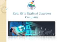 Medical Tourism In India