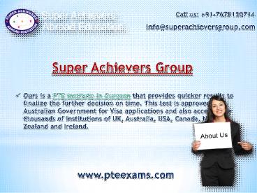PTE Coaching Centre in Gurgaon