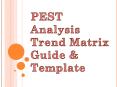PEST Analysis Trend Matrix Guide & Template PowerPoint PPT Presentation