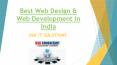 Best Web Design & Web Development in India PowerPoint PPT Presentation