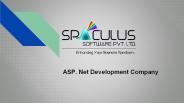Asp.Net Software Development Company