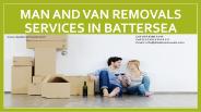 Man and Van Removals Services in Battersea