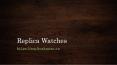 Replica Watches (1) PowerPoint PPT Presentation