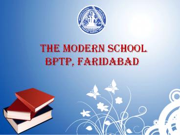 Modern school BPTP Faridabad School Activity