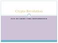 Crypto Revolution - Paul McCarthy Cork Cryptopreneur PowerPoint PPT Presentation