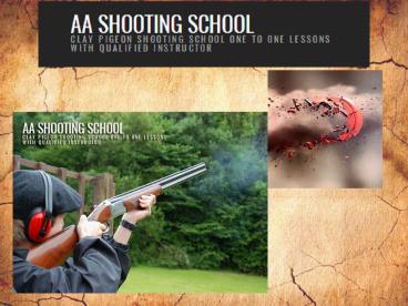 Clay pigeon shooting school from Dorset, UK | AA Shooting School