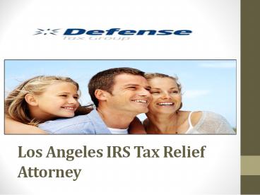 Professional IRS tax relief attorney