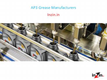 AP3 Grease Manufacturers