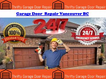 Garage Door Repair Vancouver BC