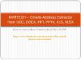File Emails Address Extractor - File Phone Number Extractor PowerPoint PPT Presentation