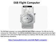E6B Flight Computer