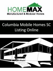 Columbia Mobile Homes SC Listing Online