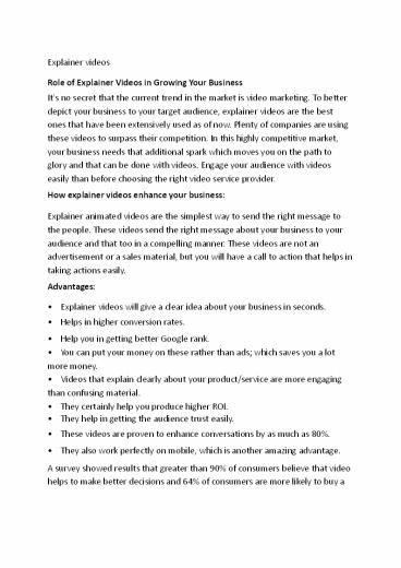 Role of Explainer Videos in Growing Your Business (1)