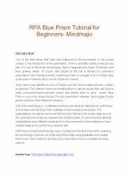 RPA Blue Prism Tutorial for Beginners