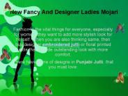 New Fancy And Designer Ladies Mojari Online