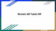 Montek ab tablet sr