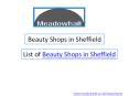 Beauty Shops in Sheffield PowerPoint PPT Presentation